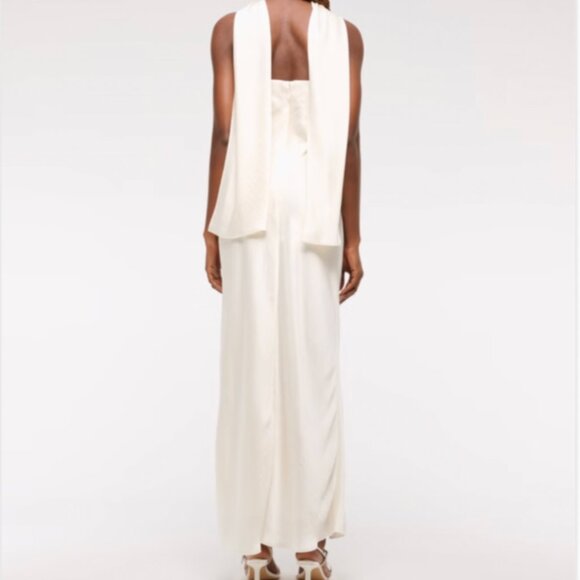 The Abercrombie & Fitch Julia Slip Strapless Scarf Maxi Dress SZ XLP NWT - Picture 7 of 7